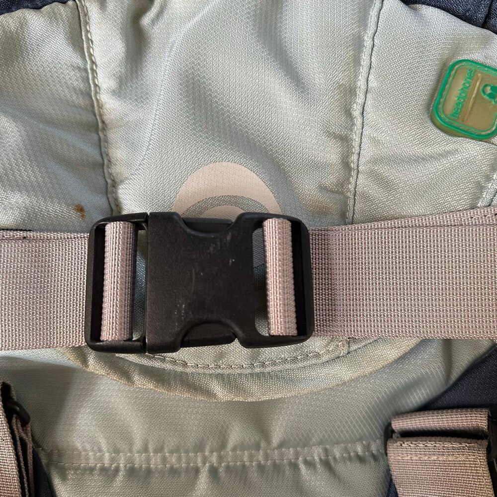 Clive Skateboard Backpack Zipper Buckles Straps Light Blue‎ Multipocket - Picture 12 of 15